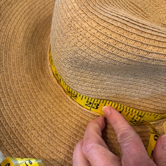 August Hat Company Women’s Wide Brim Summer Hat with Straw Bow - Picture 11 of 12
